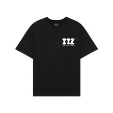[잇자바이브] ITZ MINI LOGO T SHIRT - BLACK