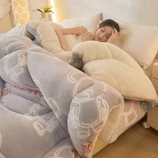 침대용 겨울 담요 우유 양면 벨벳 두껍고 용수철 가을 이불 코어, 5. 200x230cm 6KG / B. 6