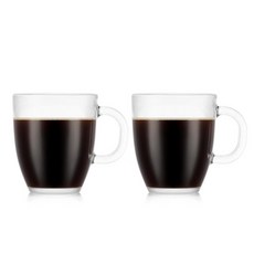보덤 비스트로 싱글월 글라스 머그 355ml 6종 세트, 2팩