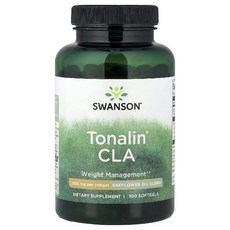스완슨 토날린 CLA 1000mg 공액리놀레산 Tonalin CLA 소프트젤 100정, 1개