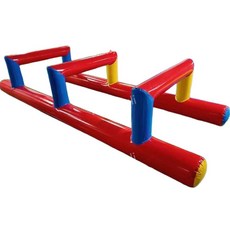 에어바운스 장애물 균형 놀이 용품 협동 허들 운동 게임, D형 4x1.5m, 1개