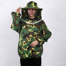 ssyym-026 농사용 모자 상의 일체형 작업복 모기 벌레 차단 자외선 차단 여름 야외 작업 필수템, 1개