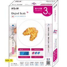 Dr.AV聖岡 日式小型多用途電子秤，輕巧精準，廚房必備，多用途料理秤，方便控制食材份量，享受健康飲食, 1個, MA-7L日式小型多用途電子秤