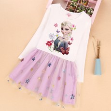 [실버플라워]여아 공주원피스 긴팔 원피스 25319-1