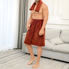 편리한 착용감 남자샤워가운 남성목욕가운 랩가운 랩스커트가운