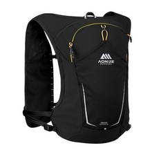 AONIJIE 러닝 하이드레이션 조끼 백팩 8L 백 경량 트레일 레이스 마라톤용 (블랙 원 사이즈) 228568 8062272868, 블랙, 1개