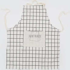 심플 포켓 앞치마 에이프런 흰색 조리복 주방앞치마