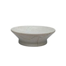 大理石皂盤 浴室瀝水肥皂架 簡約設計, 米黃色, 1個