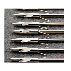 JQS 10 pcs/20 pcs 낚시 비행 상어 발사체 강철 투석기 slingshot 활 사냥 물고기 다트, 10pcs, 1세트