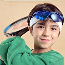 HM 자외선 차단 무광블루 네이비 스포츠고글 어린이고글