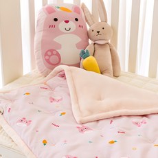 The Zari AileenKids舒適保暖超細纖維毯, 兔子款