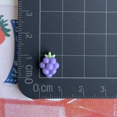 50개 미니어처 과일 채소 레진 카보숑 플랫백 3D 음식 핸드폰 케이스 DIY 공예품 헤어핀 액세서리, 08 No.8