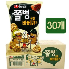 쫄병스낵 바베큐맛, 82g, 30개