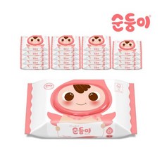 베이직 무향 물티슈 휴대 캡 20매 20팩(55g) cB-com, 55g