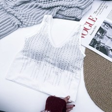 와우진플 스팽글 댄스 나시 브라탑 (097)