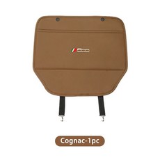 자동차 좌석 뒷면 보관 가방 시트 마모 방지 등받이 보호 킥 패드, 1개, 3. FIAT-F-cognac-1PCS-