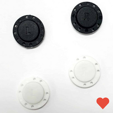 수예용품 자석 똑딱이 패션 단추 가방, 1개, 화이트