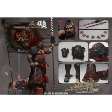 INFLAMES TOYS 猴廠 IFT-021 猛張飛 血戰 豪華版 三國 虎將魂 張翼德 張飛 可動人偶, 1個