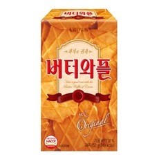 크라운 버터와플 52g, 1개