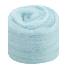 戳戳樂羊毛氈材料包，長纖維70S羊毛氈，多色羊毛條，DIY天竺鼠車車手作材料, 40淺藍A【10g/每包】, 1個