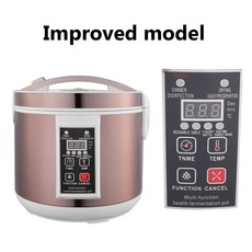 CUKYI 5L 6L 분해 효소 발효기 제조기 DIY 자동 가정용 마늘 냄비 검은, 표준 한국 표준 연합, Im ved model