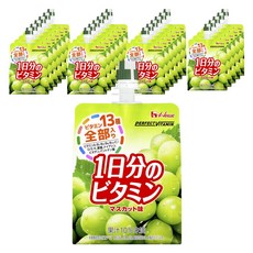 House 好侍 1日份維他命凍飲 麝香葡萄口味, 24個, 180g