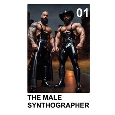 (영문도서) The male synthographer - 01 Paperback: Paperback 72 pages 100+ Male Homo-Erotic Photo Album Paperback, Blurb, English, 9798880618088