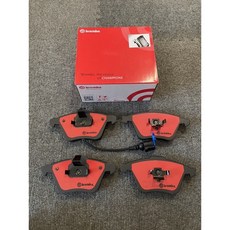 BREMBO 來令片 福斯 R32 GOLF 五代 六代 R36 前 後 煞車皮 VW, 前來令（黑皮運動版）, 1個