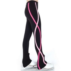 피겨 연습복 바지 사계절 의상 팬츠, 10_핑크