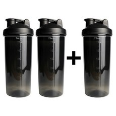 2+1 쉐이크통 보충제쉐이커 헬스 물통 보틀 700ml mir+54676HR, 2+1 보충제쉐이커