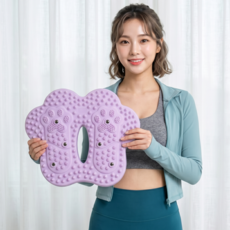 퓨어핏 에어 지압 스텝퍼 가정용 무소음 홈트, 라벤더 퍼플