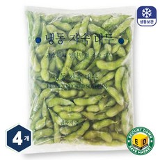 냉동 자숙 대두 콩, 450g, 4개