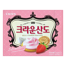크라운 딸기산도, 161g, 1개