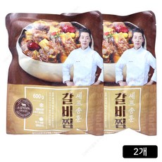 [홈쇼핑] 셰프 송훈 전통 소갈비찜, 2개, 600g