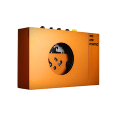 We Are Rewind Serge 橘色卡帶隨身聽 高音質 藍牙5.1 內建充電電池, 橘色, Cassette Player Serge 卡帶播放機