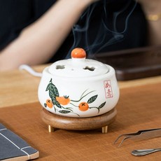 도자기 청자 향로 훈향로 향탁 여요 장식품 향탁, 1개