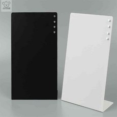 리2치점빵 스탠딩메뉴판a4가로 스틸 자석 보드판 스탠드형 A5 검정