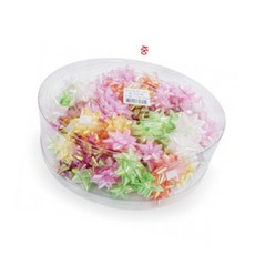 새한 레인보우리본 중 100개입 리본데코 포장부자재 포장용품