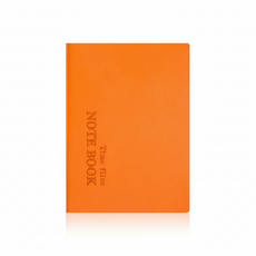 다다베 그리드 가죽 노트, 1개, 선셋 오렌지 A5