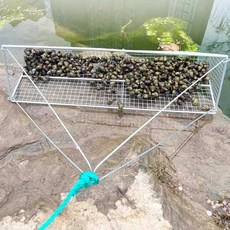 제첩 우렁이 그물망 채집 어망 뜰채 살림망 낚시, 1개