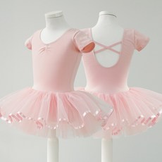 유아 발레복 여아 입고벗기 편한 분리형 발레복 국내제작 면스판