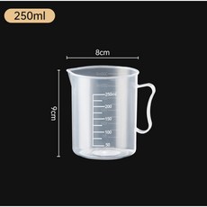 Vibe Bar 塑膠刻度量杯 500ml, 1個, 250ml