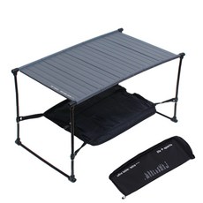 라이프스포츠 펜타 백패킹테이블 캠핑 경량 717g, 시멘트그레이