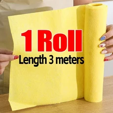 50/10PCS 수세미 천 식물 섬유 비 스틱 오일 행주 청소 홈 주방 식기 세척 도구, 01 B-1 Roll