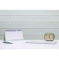 접착식 단열 필름 pf보드 뽁뽁이 pe폼 방습시트 보온벽지 방한 폼 벽돌 접착벽지 국내산, 타일 민트