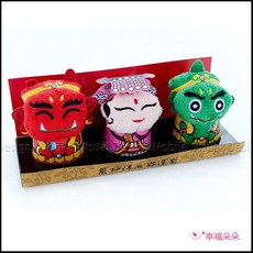 平安媽祖3入毛巾 眾神保佑 祝福平安好運到 特別的禮物 台灣製造, 1套, 平安媽祖