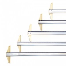 건축설계 목공용 T형자 알루미늄 제도용자 60cm 1개입, 개 (1개입)