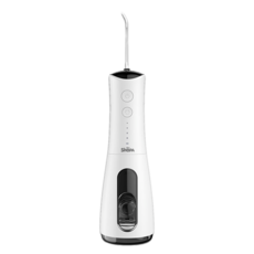 SHOPA P6 攜帶型電動沖牙機 IPX7防水 300ml大容量水箱 四種模式, 天使白, shopa-P6