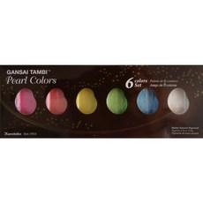 안채탐미 고체물감 6색세트(펄), 상세페이지 참조