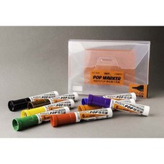 【康庭文具】LIBERTY 利百代 907-06-8C 6mm POP酒精性斜方尖嘜克筆 美工麥克筆 八色組, 詳見包裝